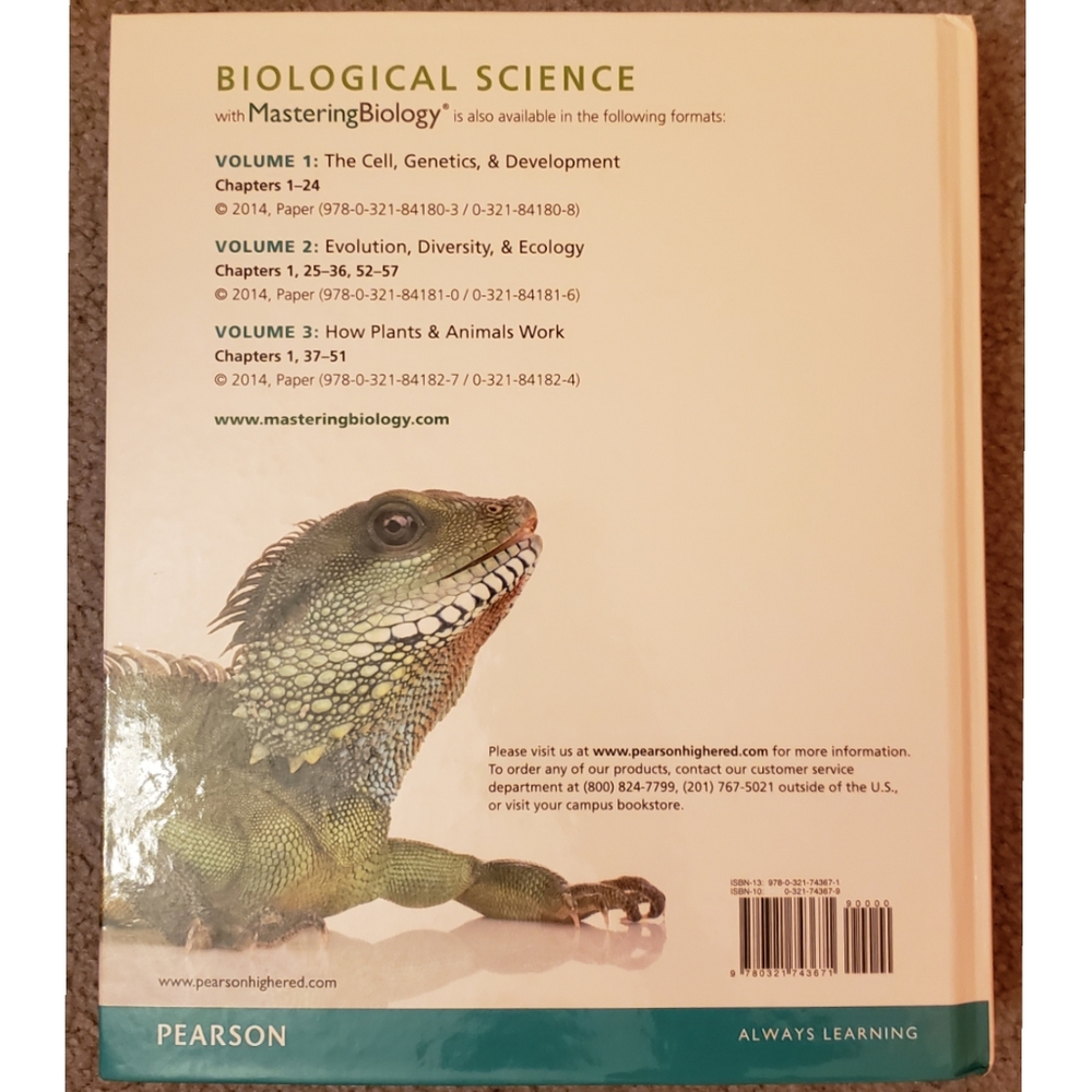 BOOK Biological Science 5th Edition Hardbound College - Picture 2 of 5